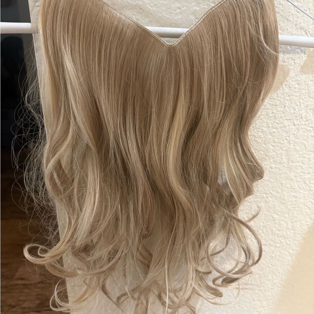 2 Lula Hair Extension Halos - 14” Golden Blonde